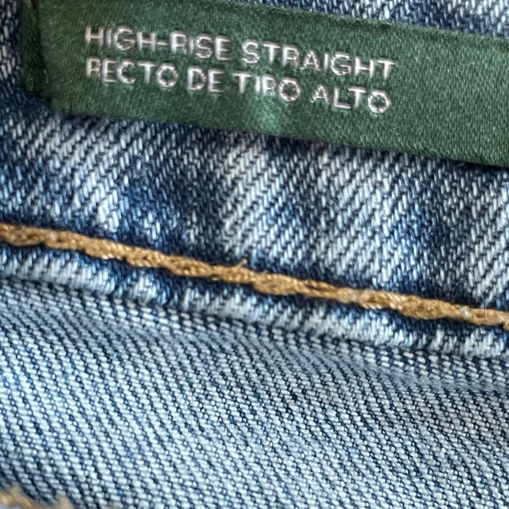 Wild Fable Women's high rise
Straight Leg Distressed Jeans - Light Blue size 00 - Picture 4 of 8